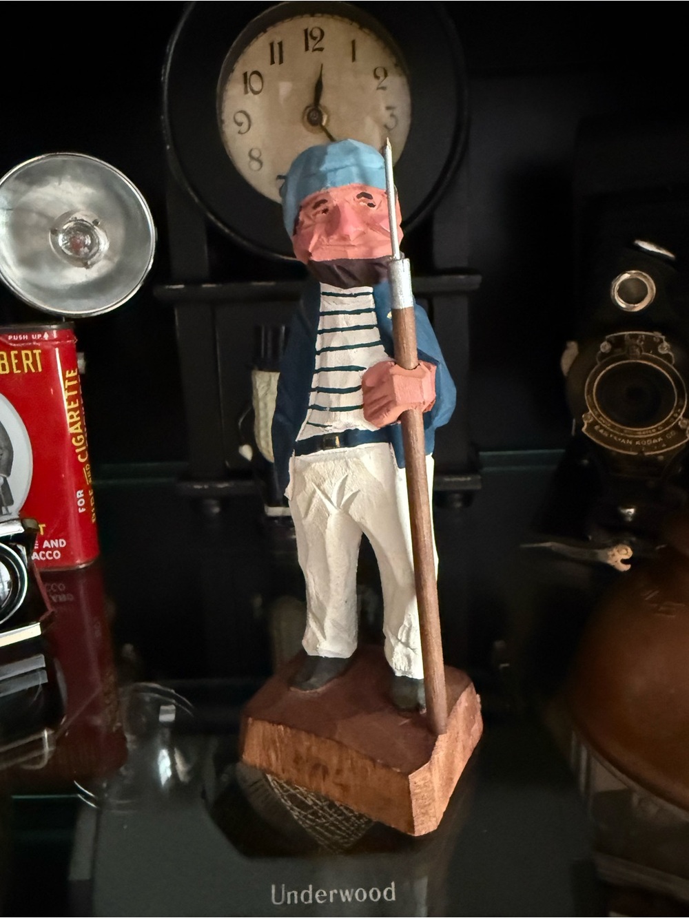 Vintage, hand-carved Harpooner Sailot